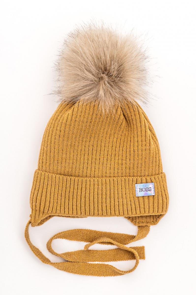 Шапка детская зимняя Alex Босс 42-46 см Кирпичный Шапка детская зимняя Alex Босс 42-46 см Кирпичный