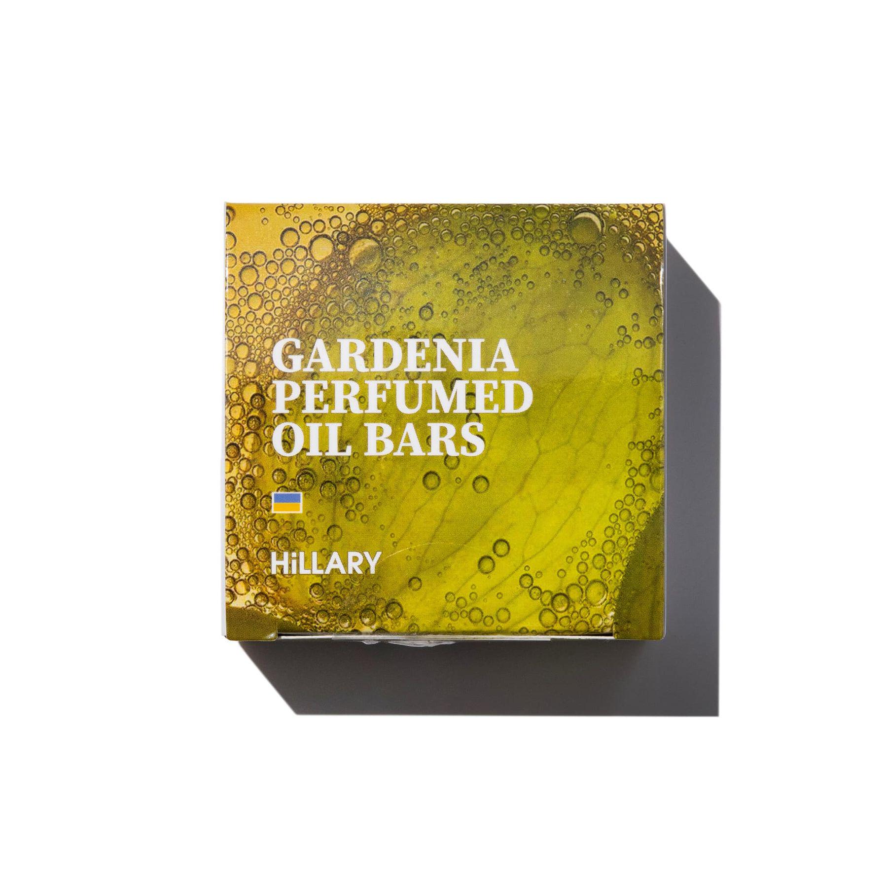 Крем-баттер твердый Hillary Perfumed Oil Bars Gardenia для тела 65 г (HI-03-316)