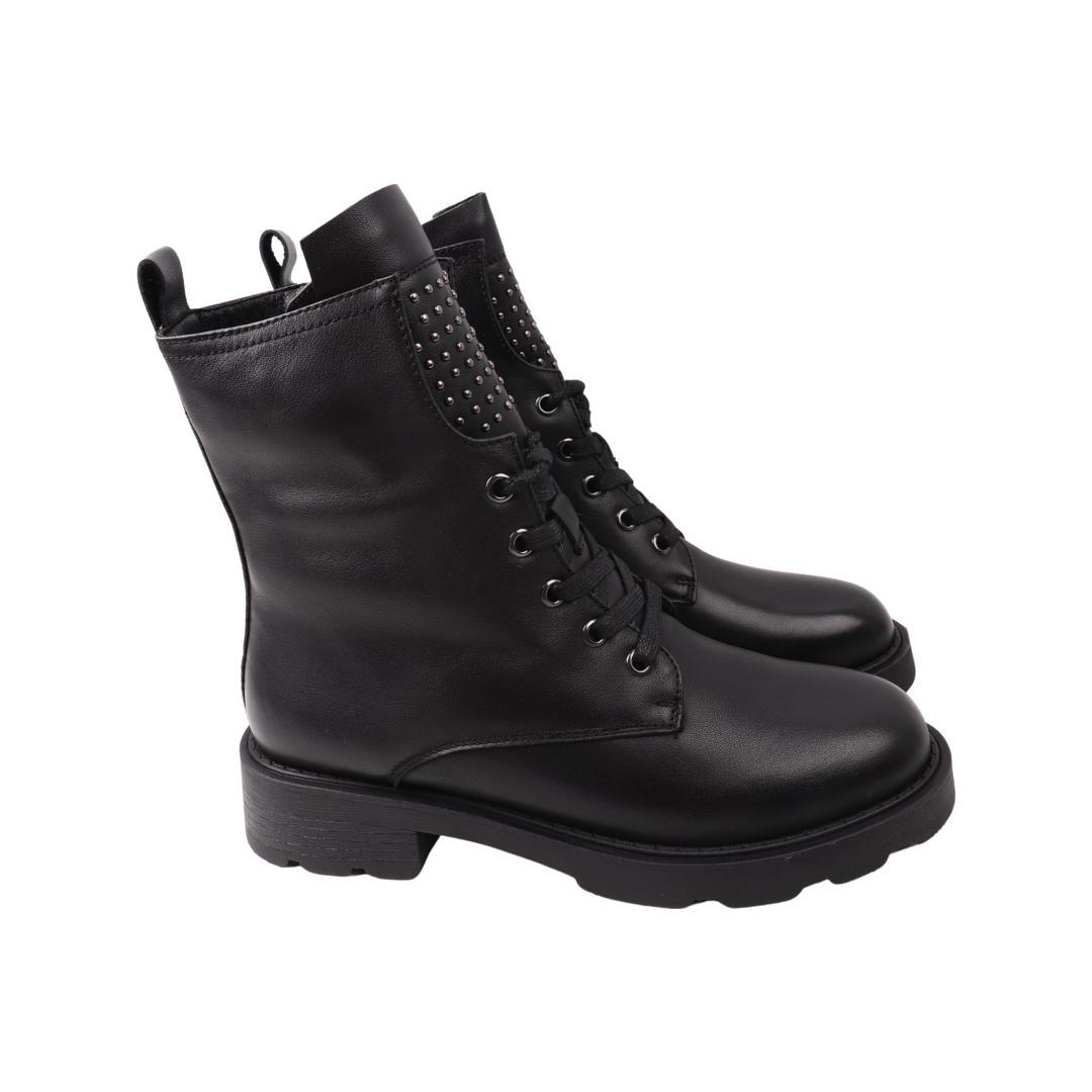 Ботинки женские Farinni из кожи р. 37 Черный (224-22ZHC)