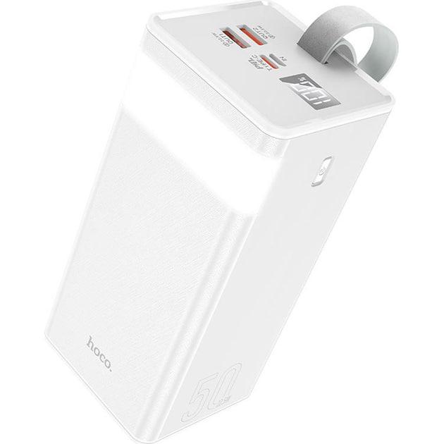 Повербанк Hoco J86A Powermaster 50000 mAh 22,5W 2USB/1Type-C із швидкою зарядкою QC3.0/PD3.0 White (000385) - фото 4