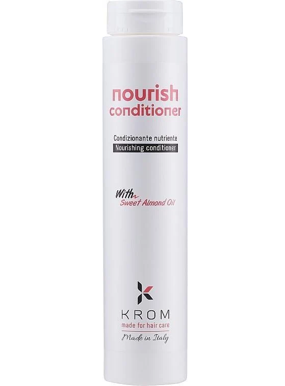Кондиционер KROM Nourish питательный с экстрактом сладкого миндаля 250 мл Кондиционер KROM Nourish питательный с экстрактом сладкого миндаля 250 мл