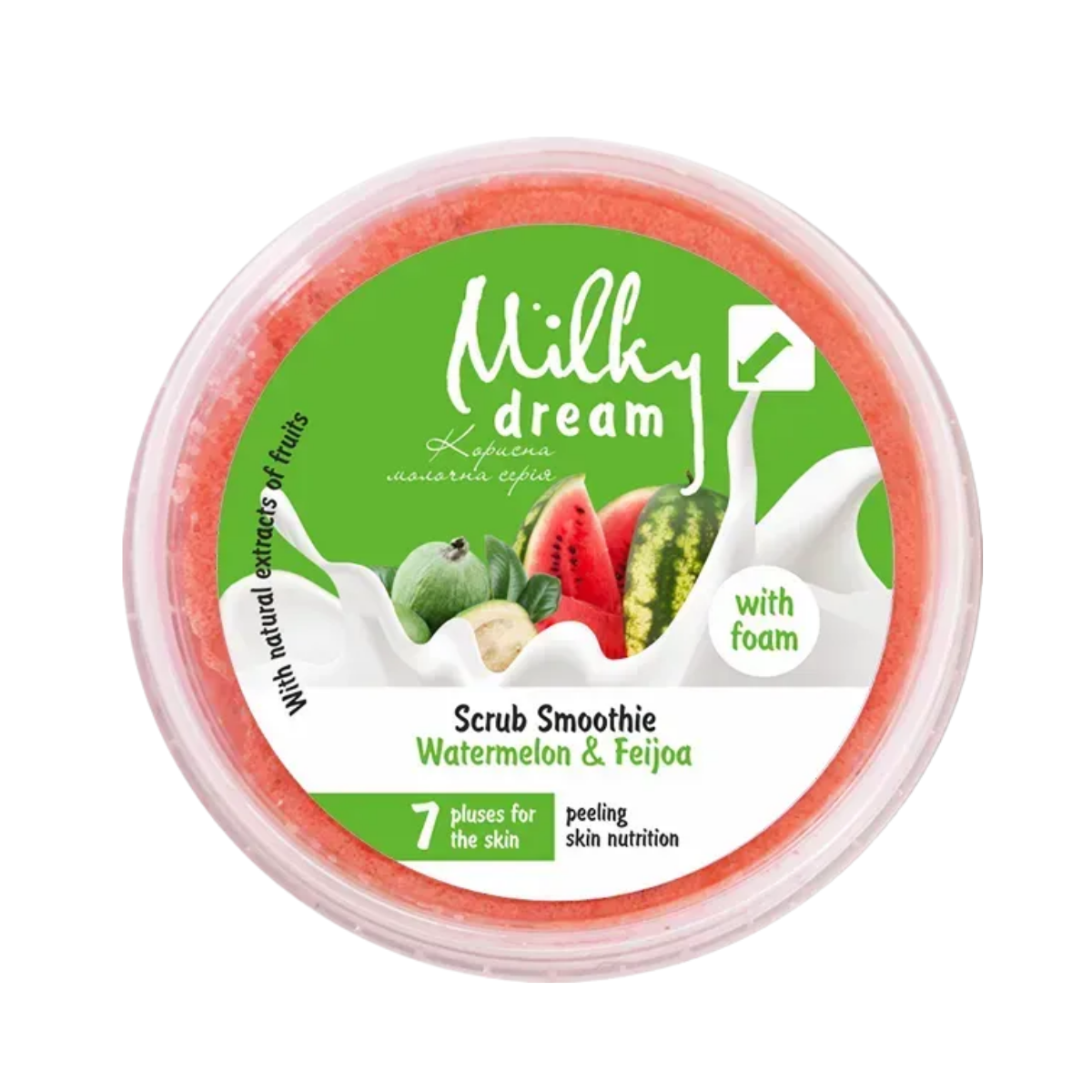 Скраб-смузі для тіла пінний Milky Dream Watermelon & Feijoa 140 г (13355889)