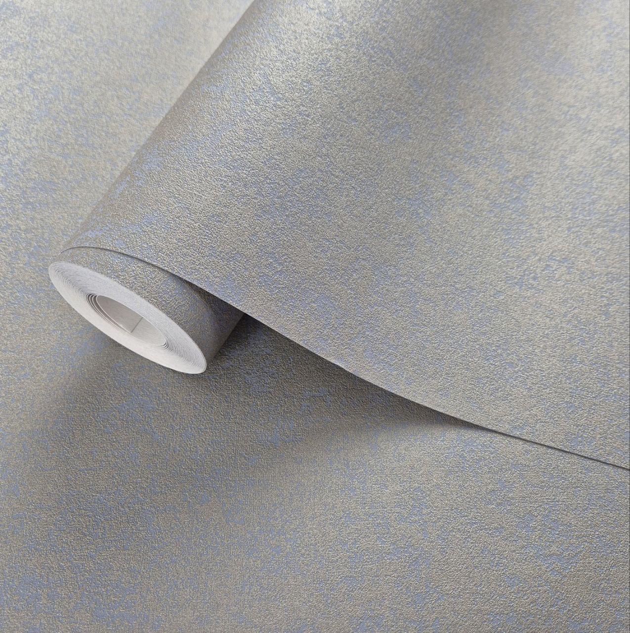 Шпалери вінілові на флізеліновій основі для спальні/вітальні/кабінету Marburg 58140 0,53х10,05 м Блакитно-золотий (2785922162)