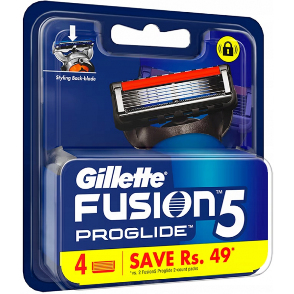 Кассеты для бритья сменные GILLETTE Fusion 5 ProGlide 4 шт.