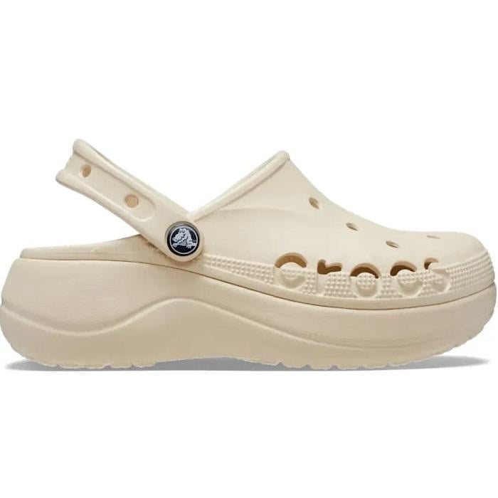 Сабо жіночі Crocs Baya Platform Clog M6W8 р. 38/39 24 см Winter White (208186)