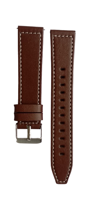 Ремешок для часов экокожа 175х20 мм Dark Brown (3787)) Ремешок для часов экокожа 175х20 мм Dark Brown (3787))