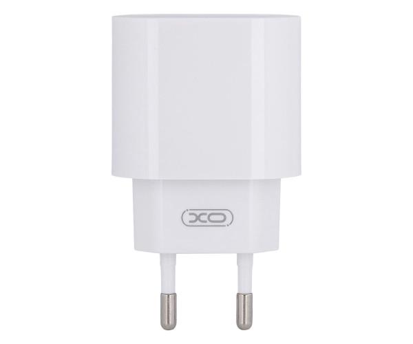 Пристрій зарядний мережевий XO L81B EU Type-C 3A PD 20W cable Type-C to Lightning White