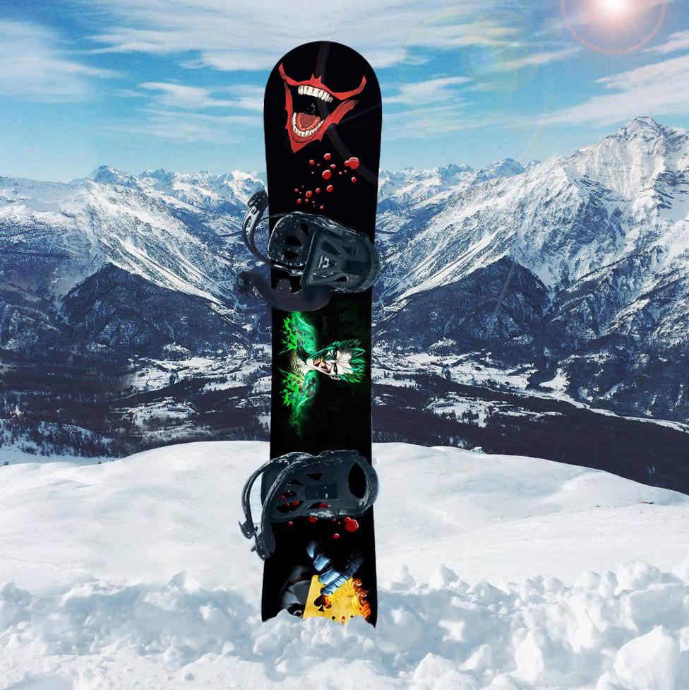 Наліпка на сноуборд Джокер 2/Joker 2 (арт. bord_1368)