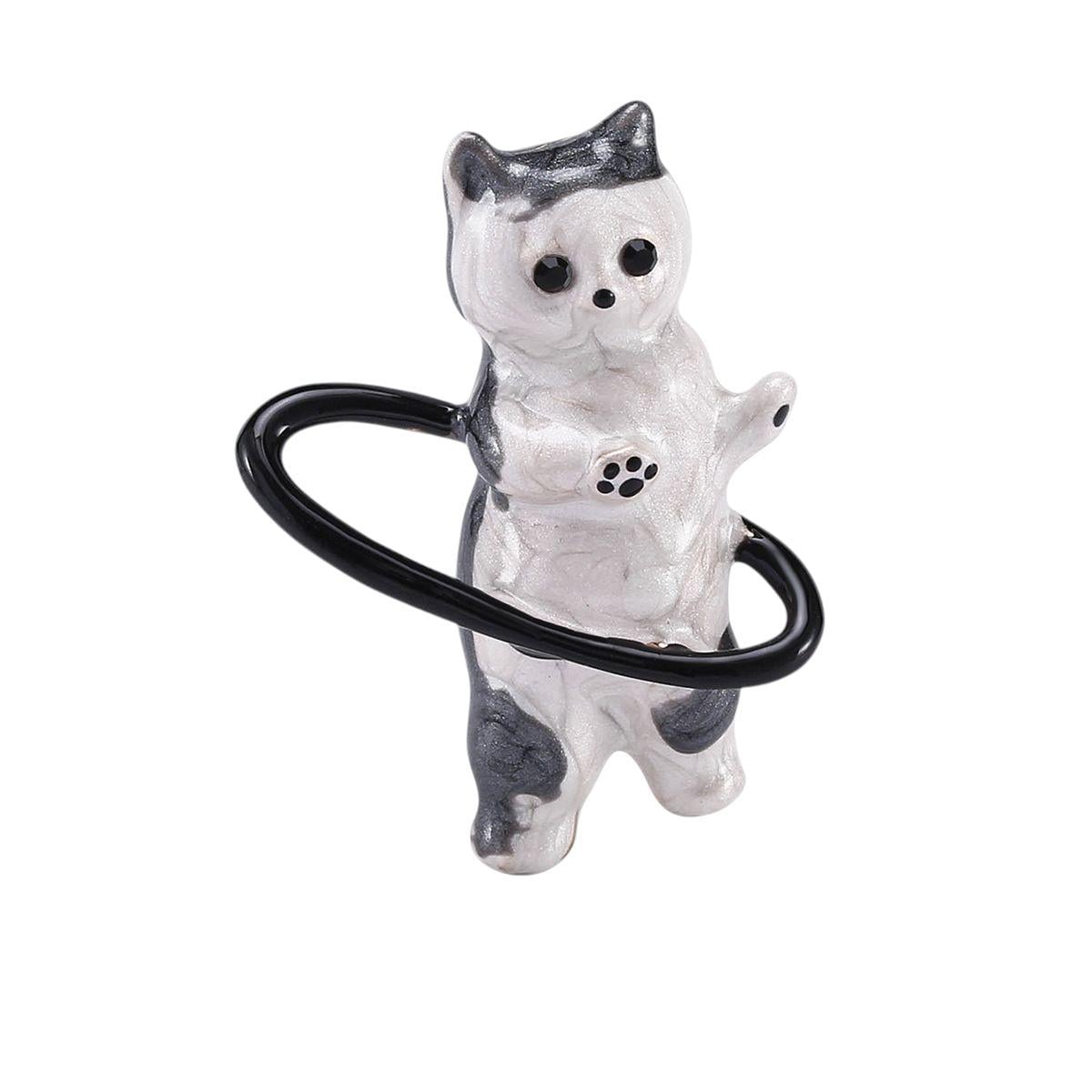 Брошь Кошка с обручем (494693322)