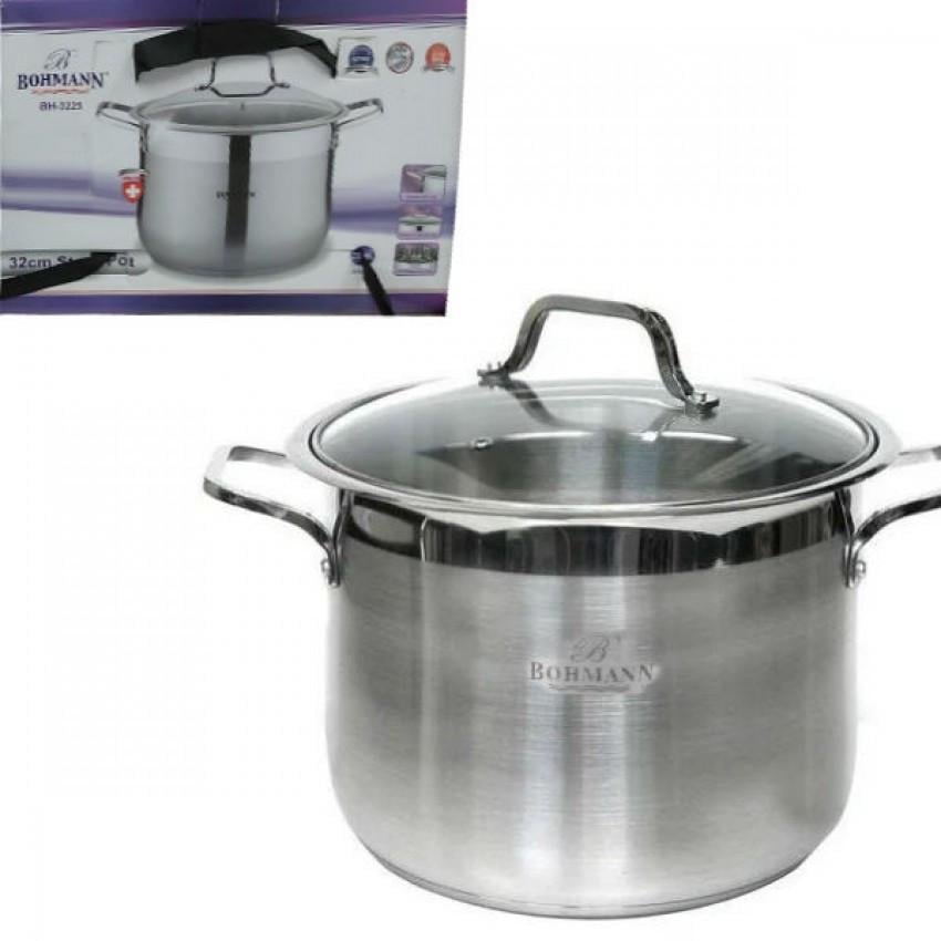 Кастрюля Bohmann 3225-BH из нержавеющей стали 21 л 32 см (1266092597)
