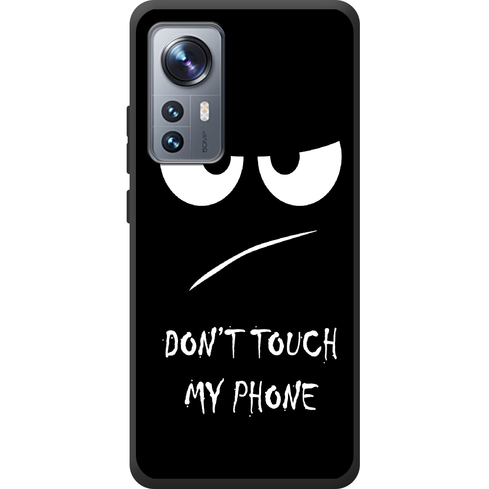Чохол BoxFace Xiaomi 12 / 12X Don't Touch my Phone Чорний силікон (44529-up535-44506)