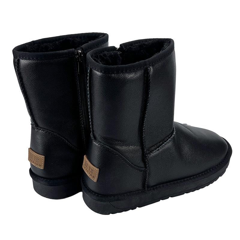 Угги мужские кожаные на молнии 80825-1 p. 43 27 см Черный (91548479) - фото 4 Угги мужские кожаные на молнии 80825-1 p. 43 27 см Черный (91548479) - фото 4