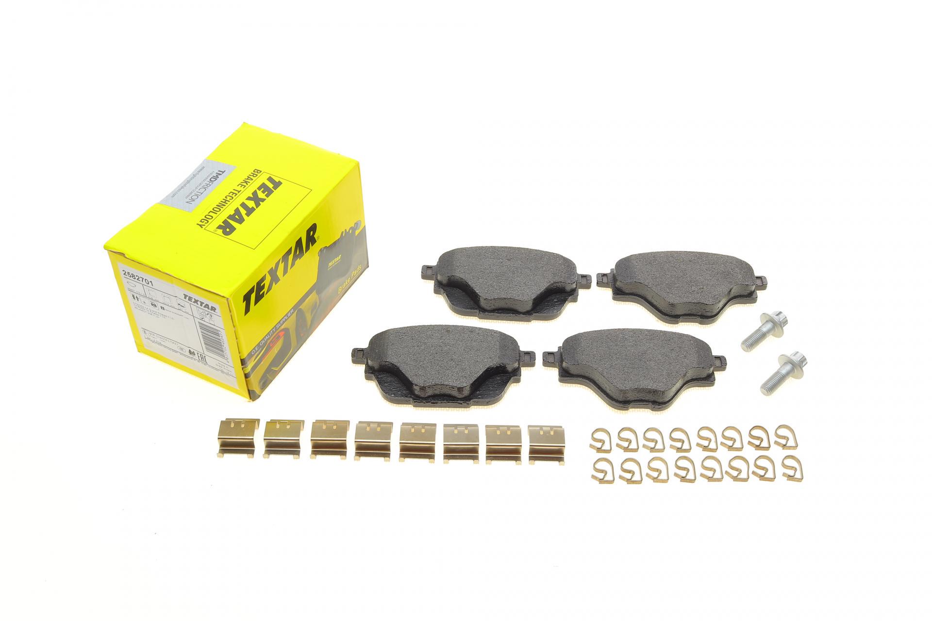 Колодки тормозные задние TEXTAR Citroen C4/Peugeot 308 13-/3008/5008 16-/508 18- Bosch Q+ - (2582701)
