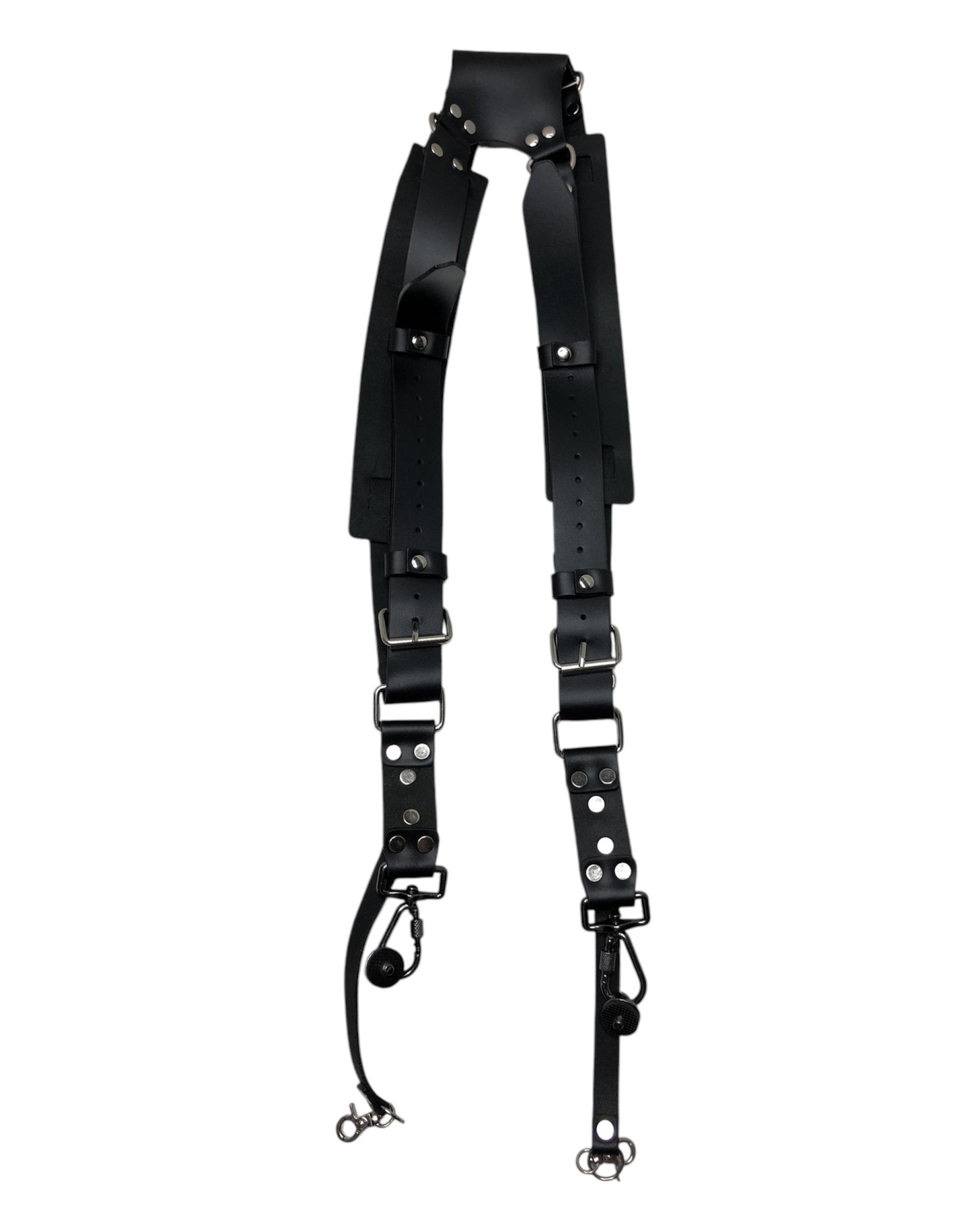 Ремінці розвантажувальні для фотографа на 2 камери портупея натуральна шкіра Чорний (LCS2B) - фото 3 Ремінці розвантажувальні для фотографа на 2 камери портупея натуральна шкіра Чорний (LCS2B) - фото 3