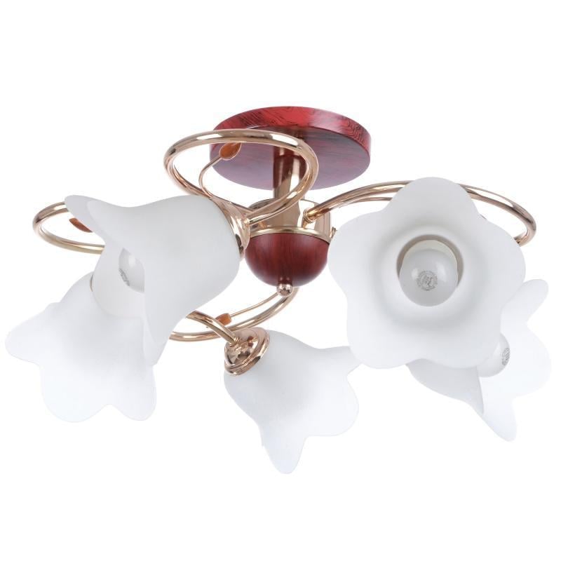 Люстра потолочная Brille LK-417S/5 E14 G флористика