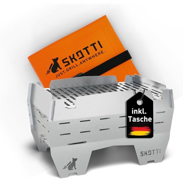 Гриль для кемпинга SKOTTI складной