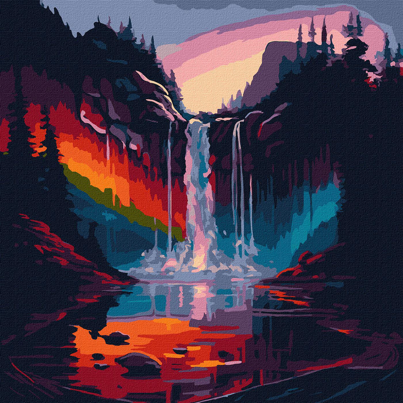 Картина по номерам Идейка Сказка наяву 40x40 см (Id-KHO5008)