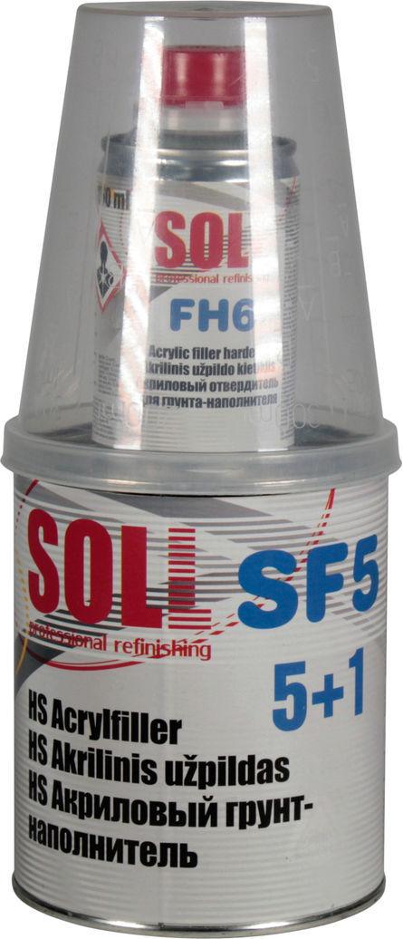 Грунт SOLL HS 5+1 0,75 л 0,15 л Светло-серый (SF5 LG09)