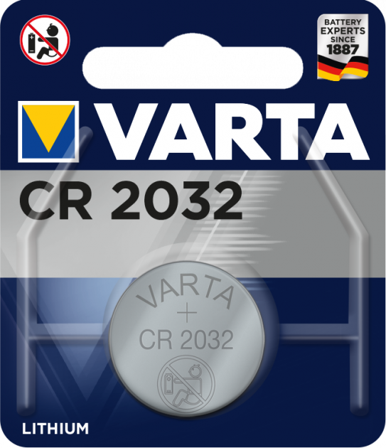 Батарейки Varta CR 2032 Lithium 1 шт. (1519091121)