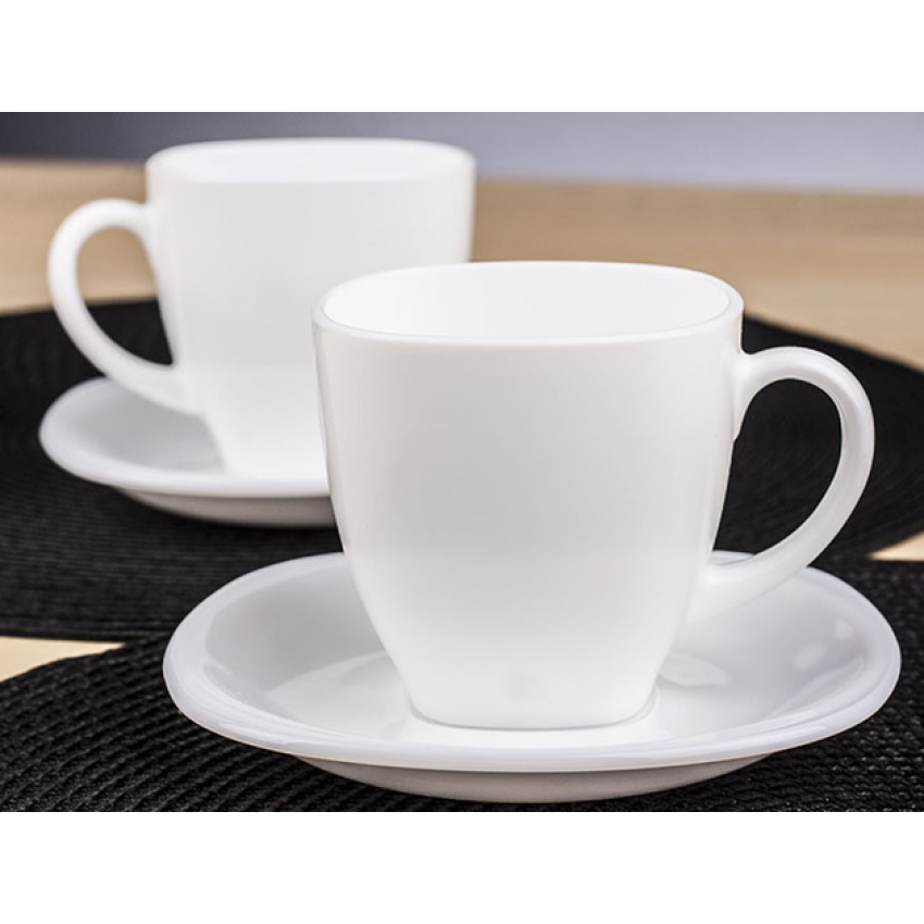 Сервиз чайный Luminarc 6430Q Carine 220 мл 12 пр. White (1336323038) - фото 4 Сервиз чайный Luminarc 6430Q Carine 220 мл 12 пр. White (1336323038) - фото 4