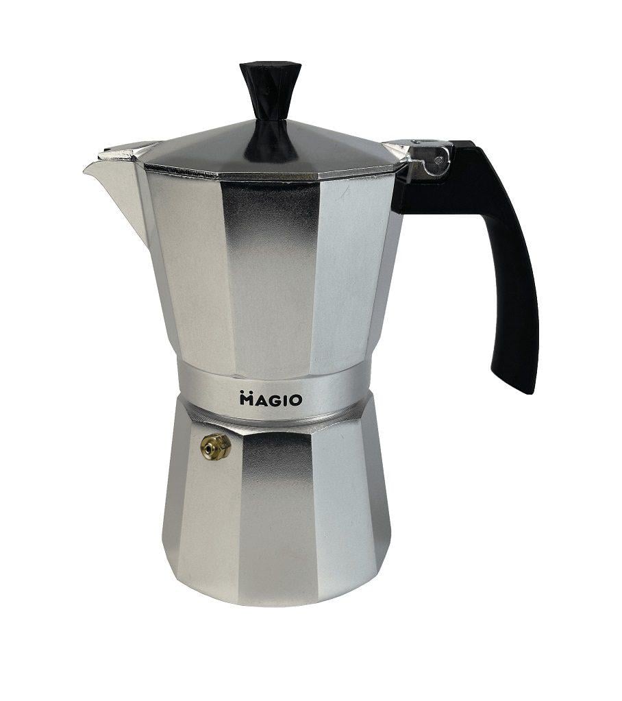 Гейзерная кофеварка Magio MG-1002 1002MG 300 мл (315368)
