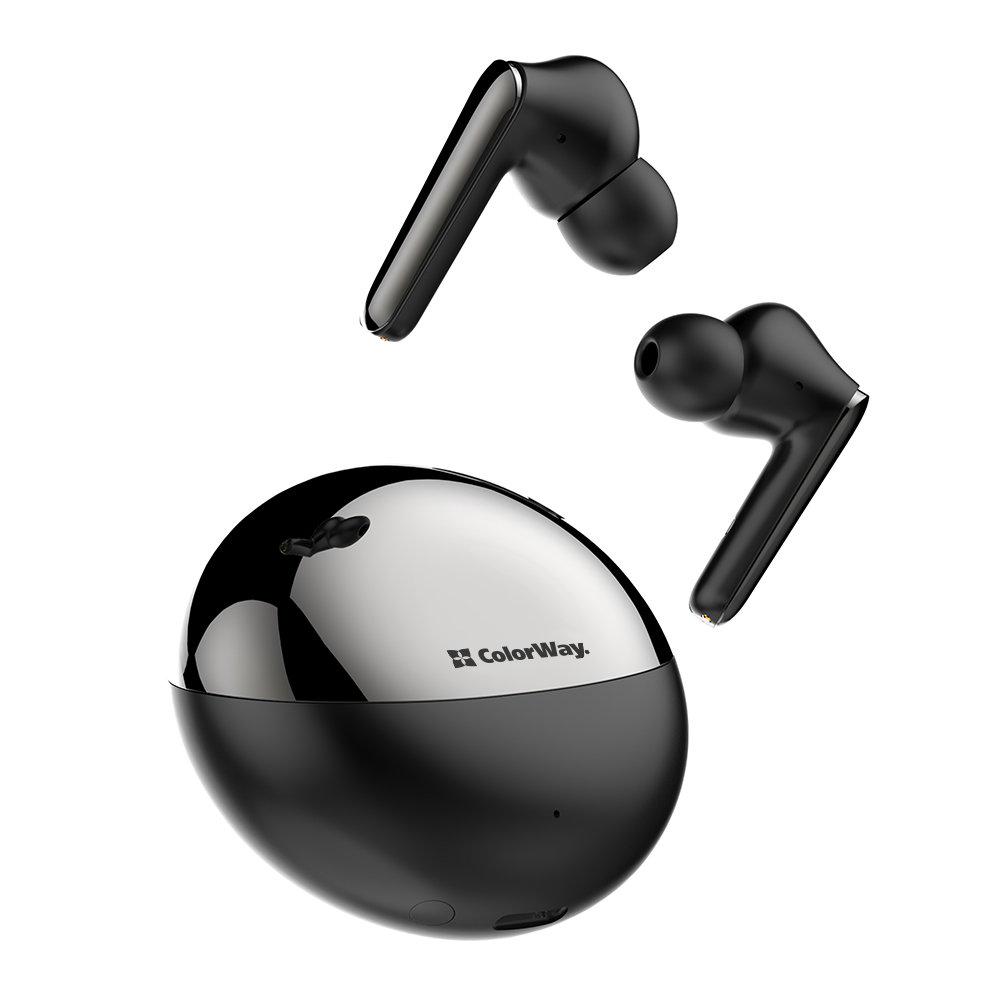 Навушники СolorWay TWS-3 Earbuds Black (CW-TWS3BK) - фото 1