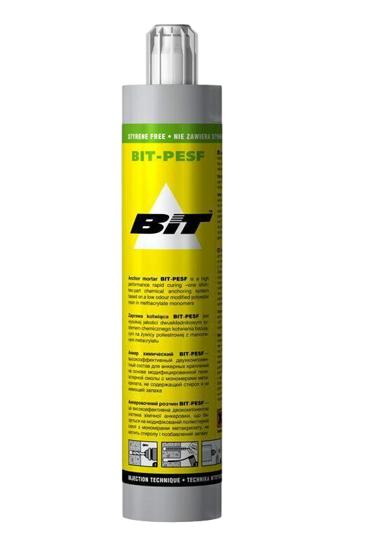 Хим-анкер полиэстер BIT PESF Top 2L без стирола 300 мл Серый (79108)