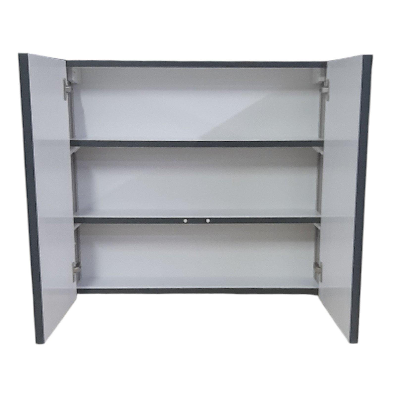 Шафа дзеркальна для ванної кімнати The MIX PL 8.2 пластикова 60 см (2347) - фото 7