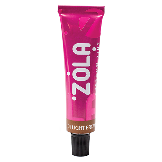 Краска для бровей с коллагеном Zola Eyebrow Tint With Collagen 01 Light Brown 15 мл Светло-коричневая