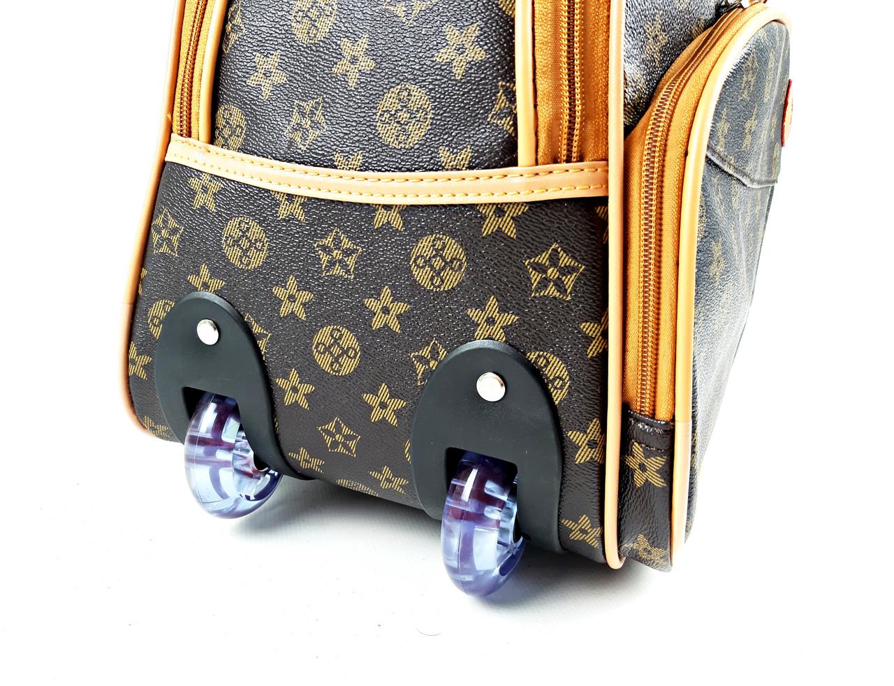 Сумка дорожня на колесах Sky travel XL 59х31х38 см 72 л Чорний/Бежевий (420-18) - фото 10 Сумка дорожня на колесах Sky travel XL 59х31х38 см 72 л Чорний/Бежевий (420-18) - фото 10