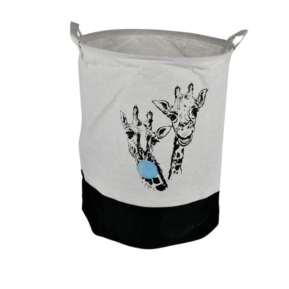 Корзина для одежды и игрушек Stenson ZOO 35x45 см Белый/Черный (618854) Корзина для одежды и игрушек Stenson ZOO 35x45 см Белый/Черный (618854)