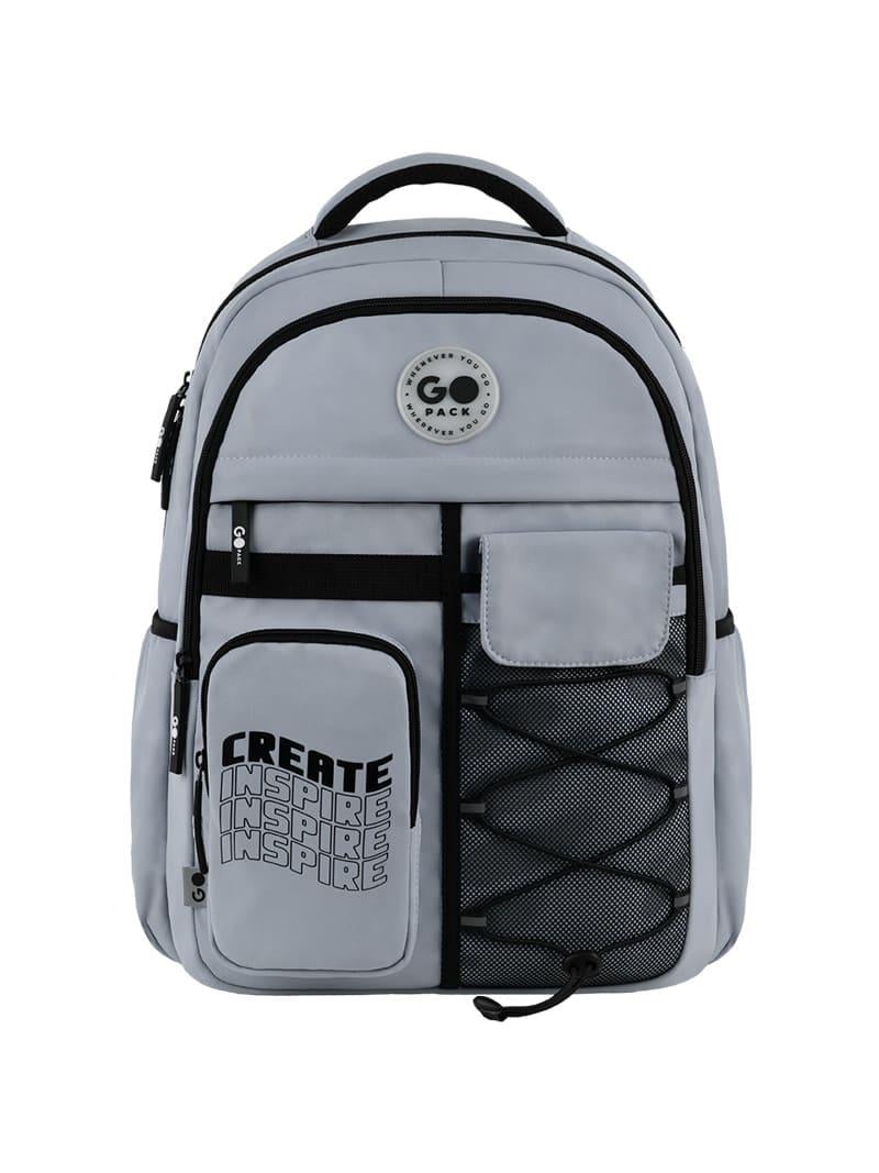Рюкзак GoPack Education Teens184 Серый (GO26-184L-2)