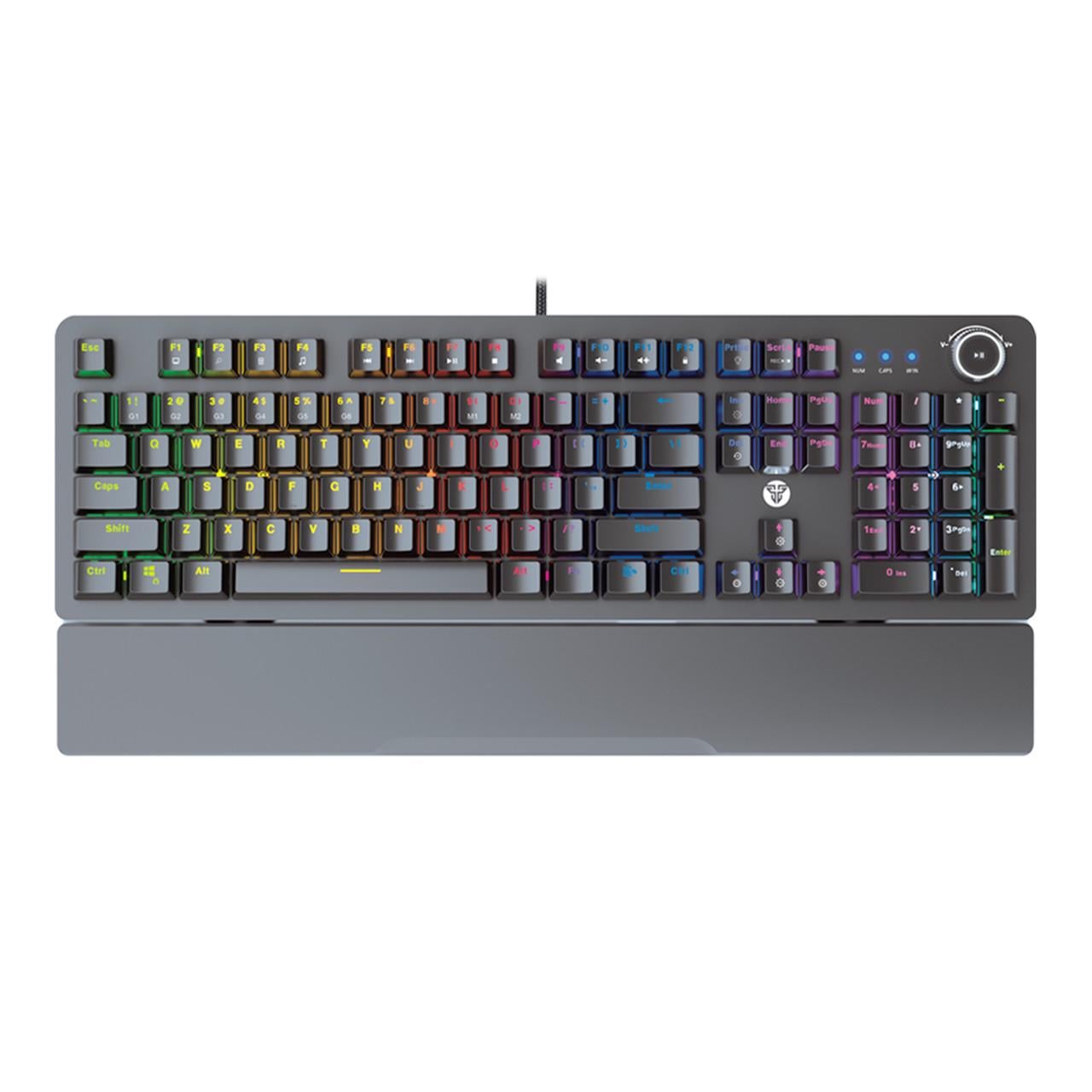 Клавіатура Ігрова Fantech Max Power MK853V2 Blue Switch Чорний (33165046)