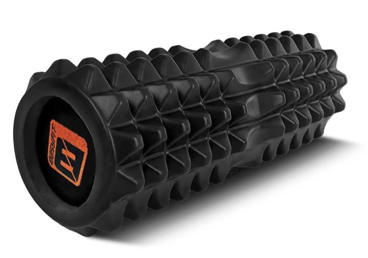 Ролик массажный EasyFit Solid Roller v.1.2s 33х13 см Черный (EF-2052-BK)