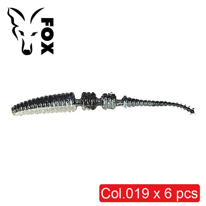 Силіконовий слаг Fox Leech Javastick №019 їстівний 9 см 6 шт. Тюлька (8798)