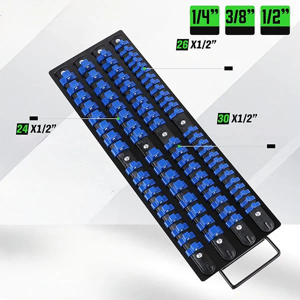 Органайзер для торцевых головок G00278 43,5х15,3 см - фото 2