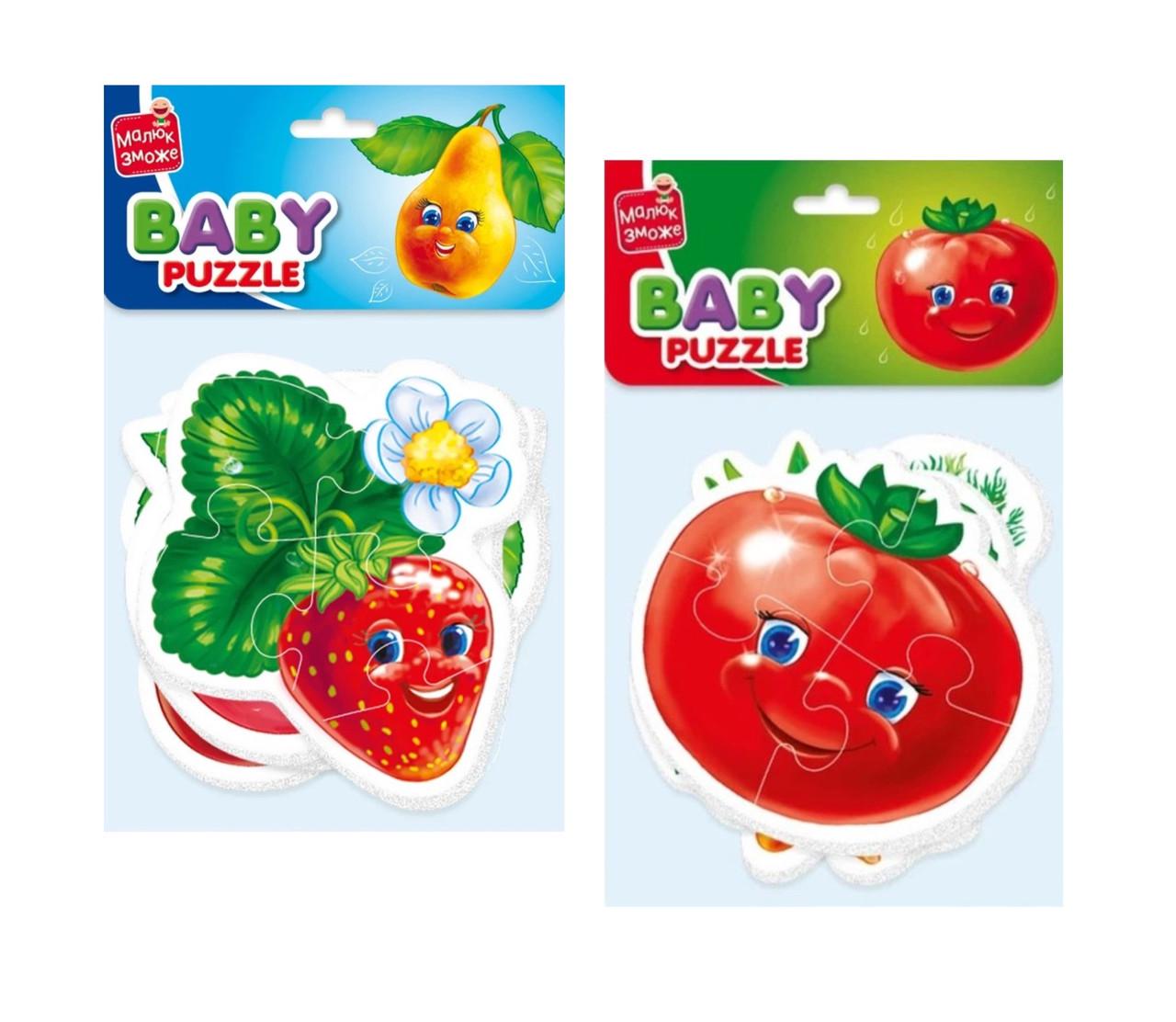 Комплект бебі-пазлів Vladi Toys Фрукти VT1106-77 та Овочі VT1106-76 (2893447856) Комплект бебі-пазлів Vladi Toys Фрукти VT1106-77 та Овочі VT1106-76 (2893447856)