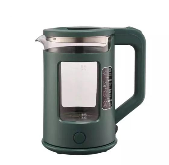 Электрочайник стеклянный Rainberg RB-2220 с подсветкой 2 л 2200W Зеленый (21-53-83634-01/1)