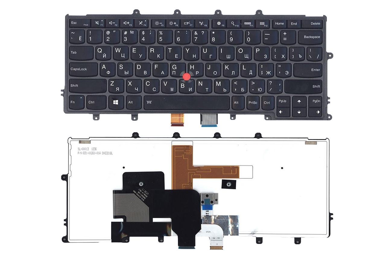 Клавиатура для ноутбука Lenovo ThinkPad X250 матовая (04X0177) - фото 2