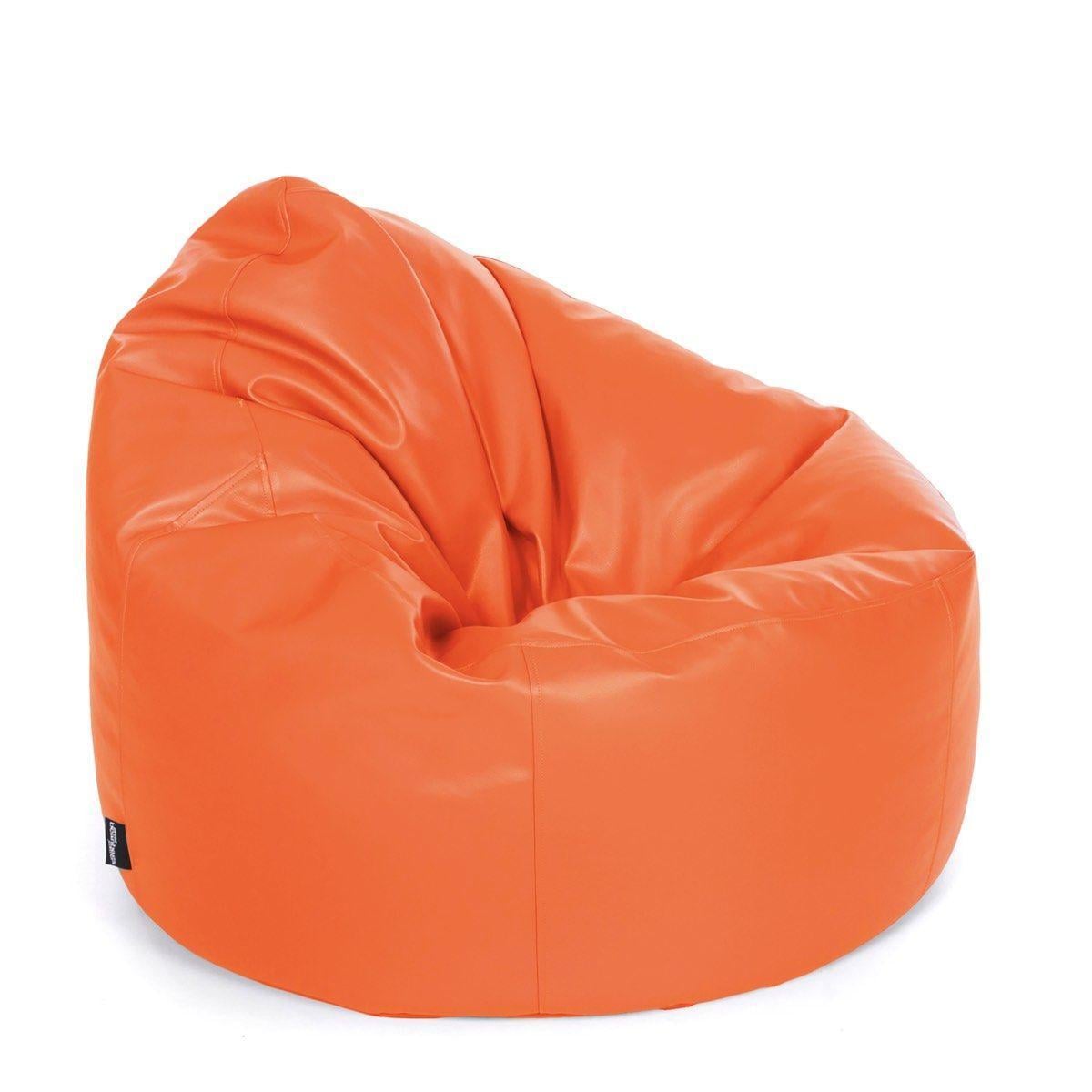 Крісло-мішок MeBelle AIR зі знімним чохлом зносостійкий шкірзам XXL Orange Крісло-мішок MeBelle AIR зі знімним чохлом зносостійкий шкірзам XXL Orange