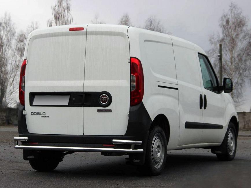Задняя дуга AK005/2-Double CAN для Opel Combo 2012-2018 гг. нержавеющая сталь Хром