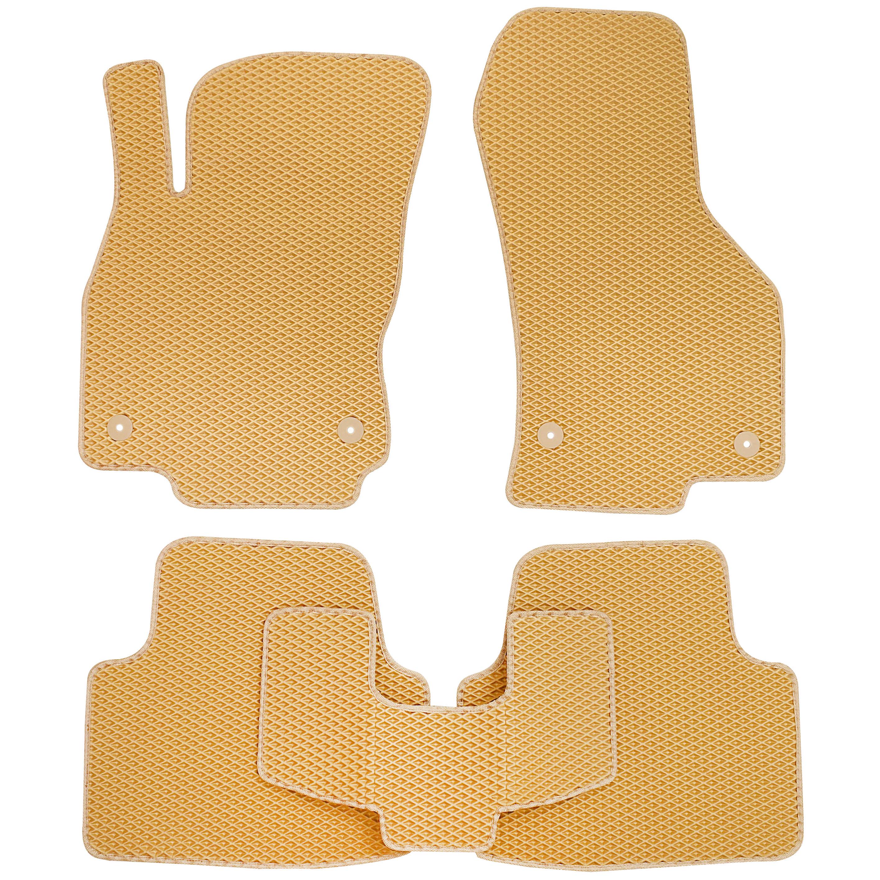 Коврики в салон для Volkswagen Passat B8 '15- EVA-полимерные Бежевый (162208)