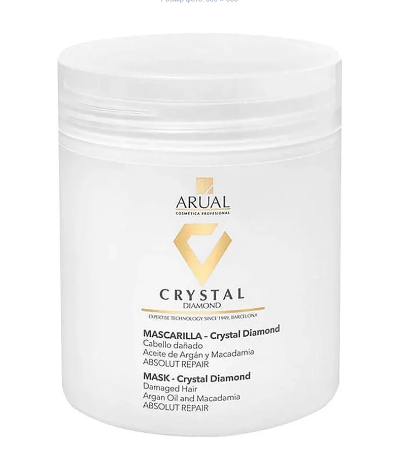Маска для поврежденных волос ARUAL Crystal Diamond восстановительная 500 мл (2360167521)