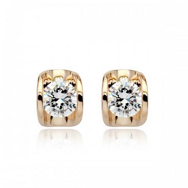 Серьги с кристаллами Сваровски Showfay 84767 Белый