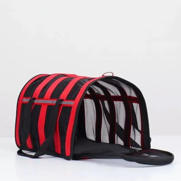 Сумка-переноска для кошек и собак CosmoPet CP-46 Красный (8-18-VEN-E036/1) - фото 2 Сумка-переноска для кошек и собак CosmoPet CP-46 Красный (8-18-VEN-E036/1) - фото 2