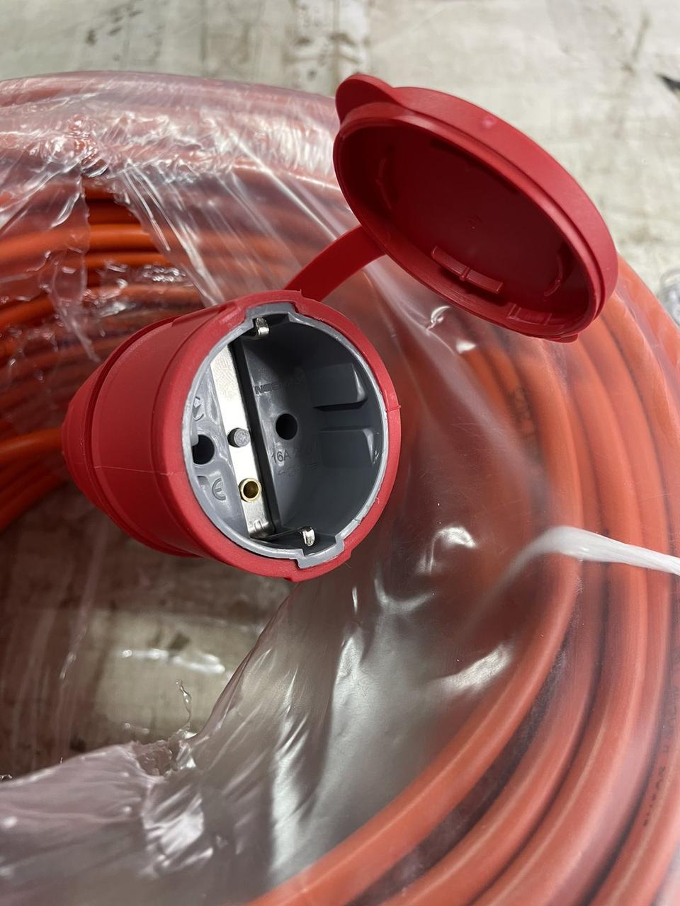 Подовжувач-переноска мережева для електроінструменту 2х1,5 кв.мм 100 м (2638B) - фото 3