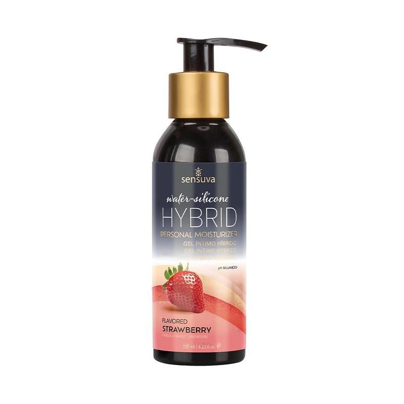 Лубрикант на комбинированной основе Sensuva Hybrid Formula Strawberry Клубника 125 мл