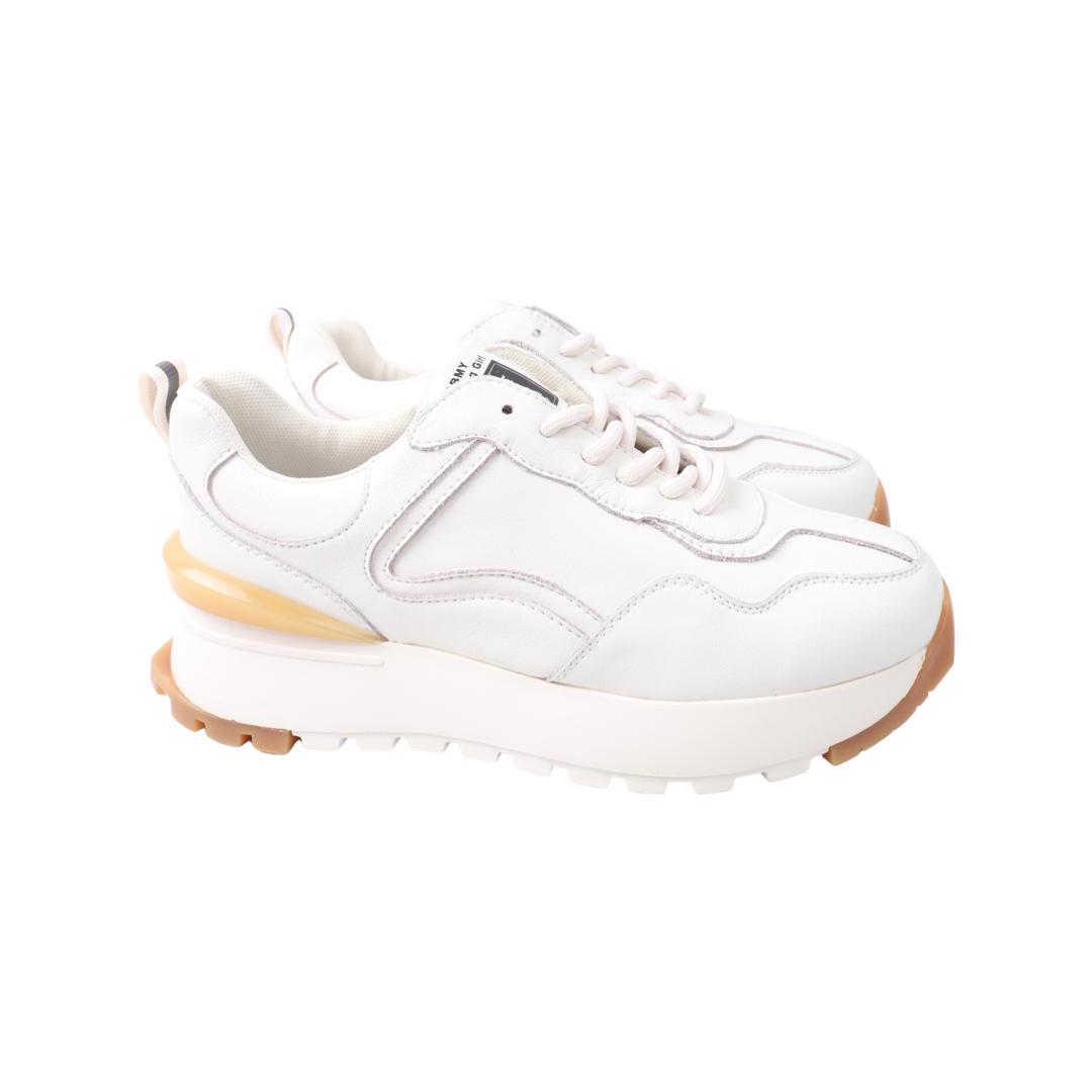 Кроссовки женские Berisstini из кожи р. 38 Белый (63-21DTS)