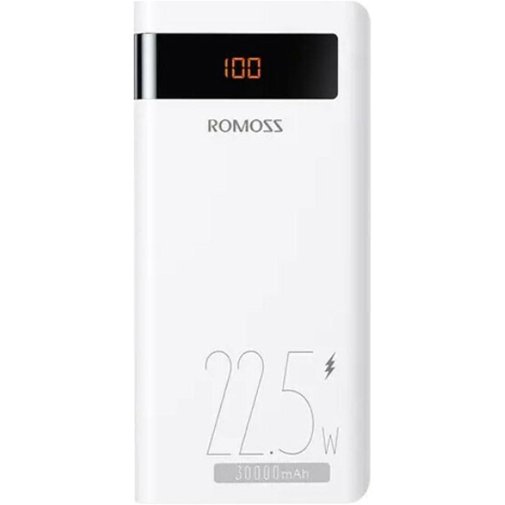 Зовнішній акумулятор Romoss Sense 8PF 30000 mAh 22,5W White (PHP30-852-1735H)
