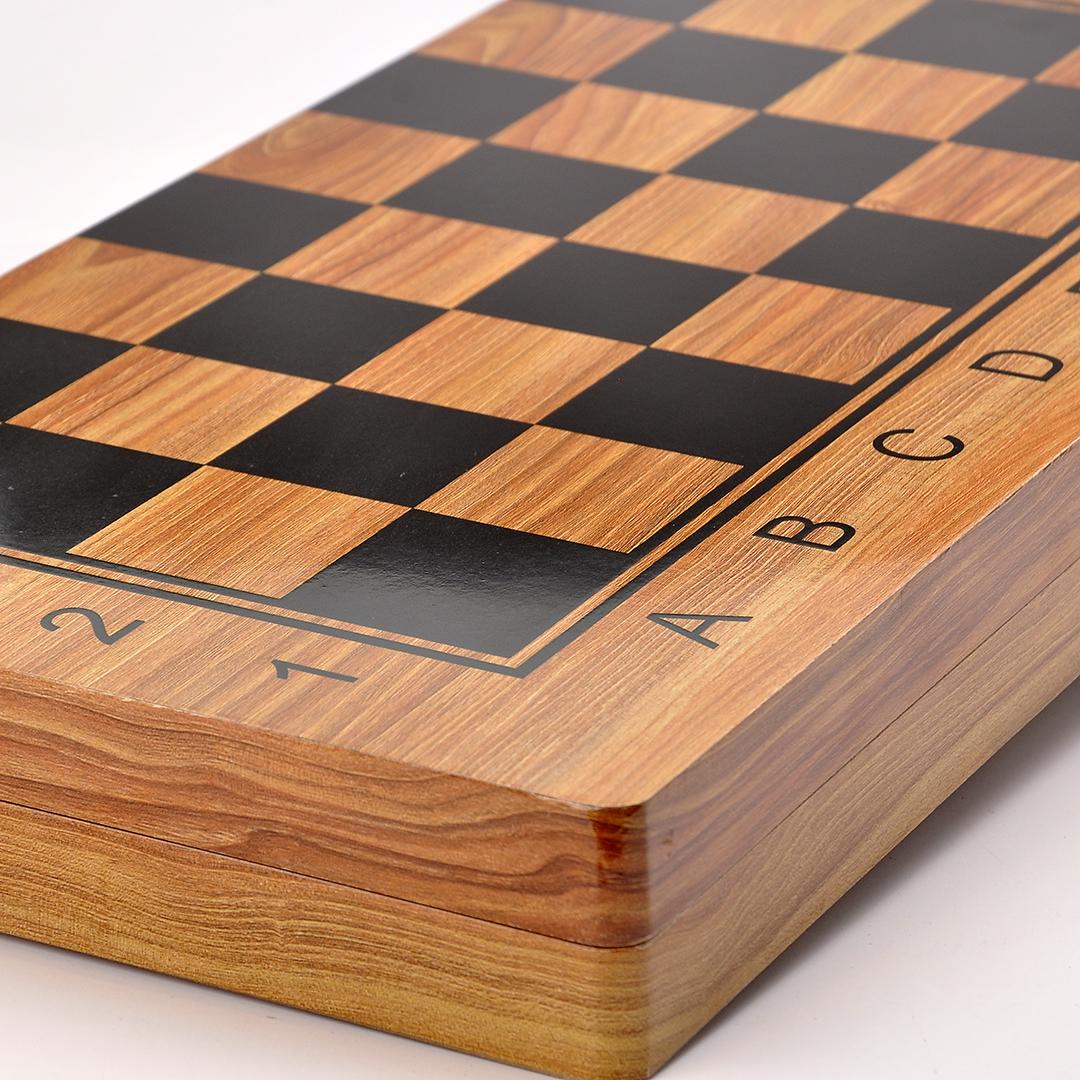 Шахматы деревянные фигуры и доска 40х40 см (V2307-10) - фото 3